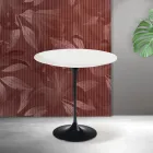 Saarinen Tulip salontafel H 52 cm in mat wit Florim keramiek - Scarlet Viadurini