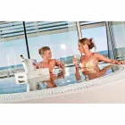 Salontafel - Zwevende schoteluitvoering kunstleer nautische Trona Viadurini