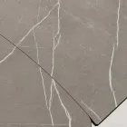 Uitschuifbare vattafel tot 240 of 280 cm in HPL en metaal - Heden Viadurini