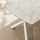 Uitschuifbare tontafel tot 240 of 280 cm in gelaagd HPL - Dialogo Viadurini