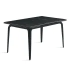 Uitschuifbare tafel 160/240x90 cm van gesinterd steen met marmerlook - Samus Viadurini