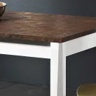Uitschuifbare tafel tot 180 cm in beuken en melamine Made in Italy - Otiello Viadurini