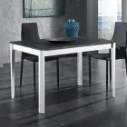 Uitschuifbare tafel tot 180 cm in beuken en melamine Made in Italy - Otiello Viadurini