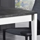 Uitschuifbare tafel tot 180 cm in beuken en melamine Made in Italy - Otiello Viadurini