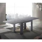 Uitschuifbare tafel van duurzaam hout tot 180 cm - Perro Viadurini