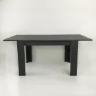 Design eettafel uitschuifbaar tot 210 cm in duurzaam hout - Perro Viadurini