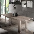 Design eettafel uitschuifbaar tot 210 cm in duurzaam hout - Perro Viadurini