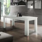 Design eettafel uitschuifbaar tot 210 cm in duurzaam hout - Perro Viadurini