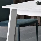 Uitschuifbare tafel tot 220 cm in beuken en melamine Made in Italy - Toles Viadurini