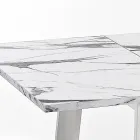 Uitschuifbare tafel tot 220 cm in beuken en melamine Made in Italy - Toles Viadurini