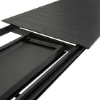 Uitschuifbare tafel 240 cm in aluminium met verschillende afwerkingen - Notebook Viadurini