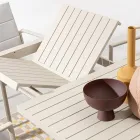 Uitschuifbare tafel tot 240 cm in gepoedercoat aluminium - verf Viadurini