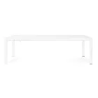 Uitschuifbare tafel tot 240 cm in gepoedercoat aluminium - verf Viadurini