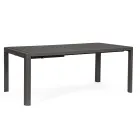 Uitschuifbare tafel tot 240 cm in gepoedercoat aluminium - verf Viadurini