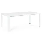 Uitschuifbare tafel tot 240 cm in gepoedercoat aluminium - verf Viadurini