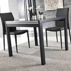 Uitschuifbare tafel tot 240 cm in gelakt houtdesign Made in Italy - Jacobs Viadurini