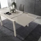 Uitschuifbare tafel tot 240 cm in gelakt houtdesign Made in Italy - Jacobs Viadurini