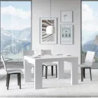 Uitschuifbare tafel tot 246 cm in houten microdeeltjes gemaakt in Italië - Boom Viadurini