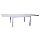 Uitschuifbare tafel 270 cm buiten met aluminium frame - Blad Viadurini