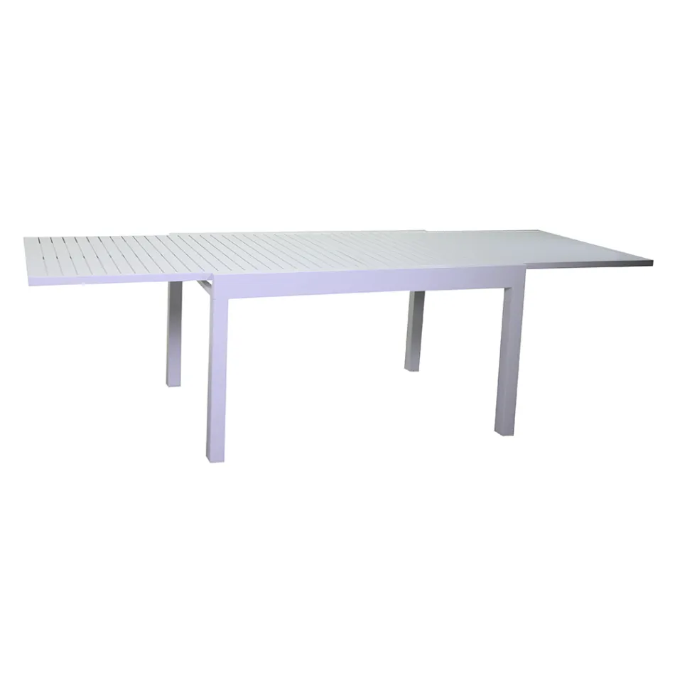 Uitschuifbare tafel 270 cm buiten met aluminium frame - Blad Viadurini