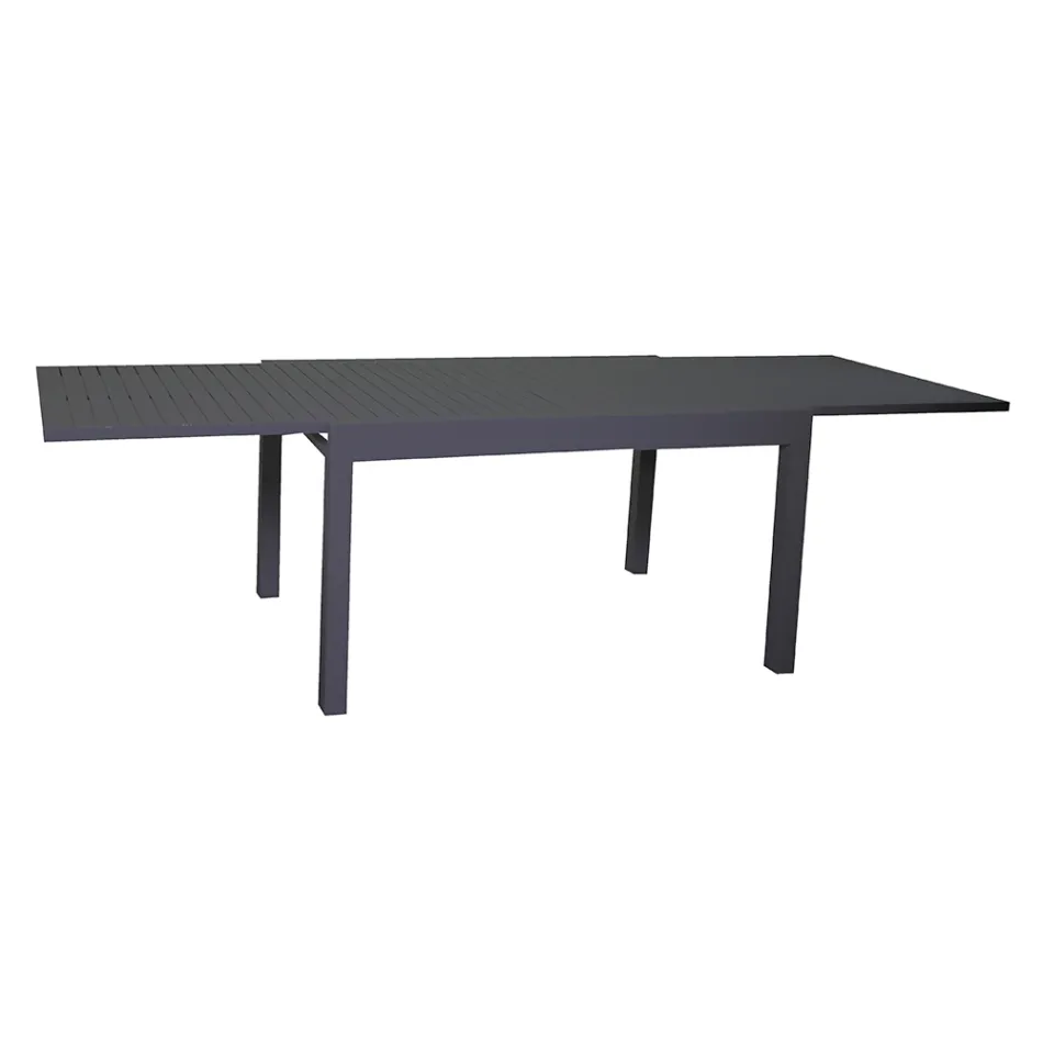 Uitschuifbare tafel 270 cm buiten met aluminium frame - Blad Viadurini