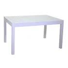 Uitschuifbare tafel 270 cm buiten met aluminium frame - Blad Viadurini
