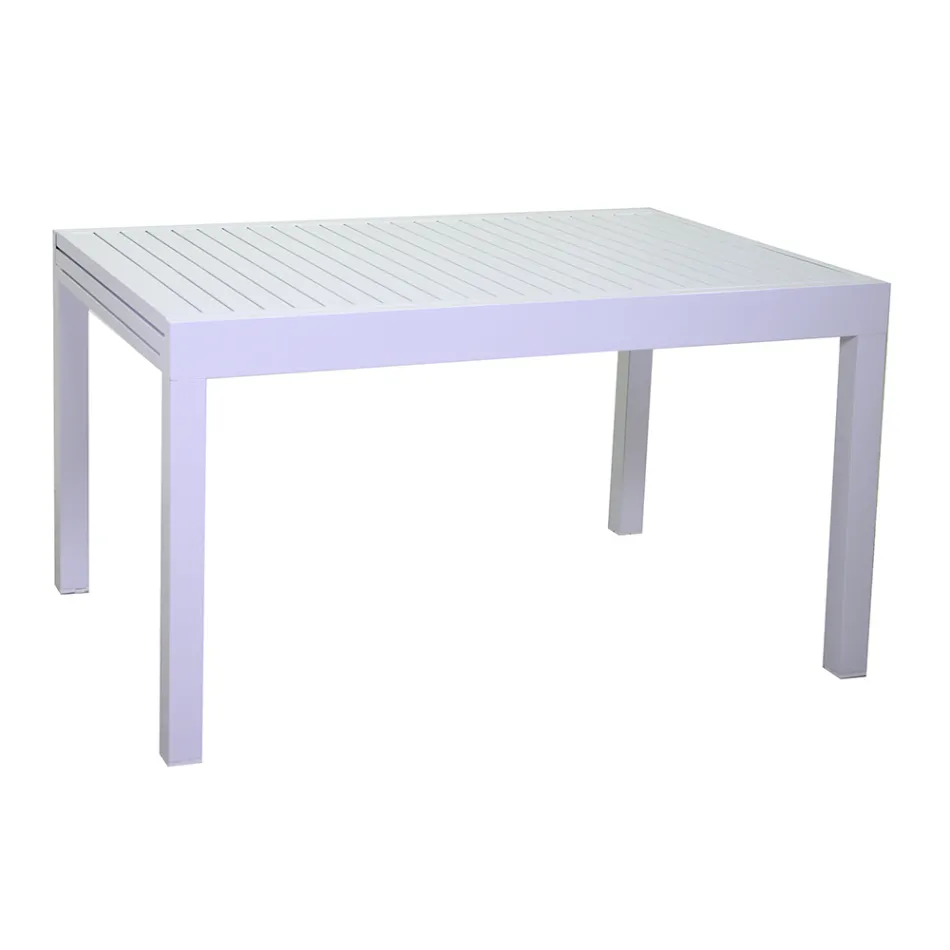 Uitschuifbare tafel 270 cm buiten met aluminium frame - Blad Viadurini
