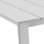 Uitschuifbare tafel 281 cm in aluminium met lattenbodem - Specifiek Viadurini