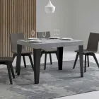 Uitschuifbare tafel tot 284 cm in verschillende maten en afwerkingen Made in Italy - Strand Viadurini