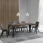 Uitschuifbare tafel tot 284 cm in verschillende maten en afwerkingen Made in Italy - Strand Viadurini