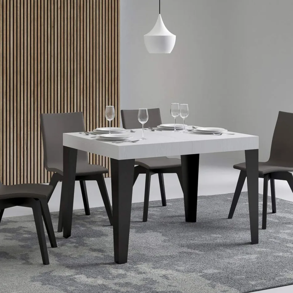 Uitschuifbare tafel tot 284 cm in verschillende maten en afwerkingen Made in Italy - Strand Viadurini