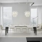 Uitschuifbare tafel tot 284 cm in verschillende maten en afwerkingen Made in Italy - Strand Viadurini