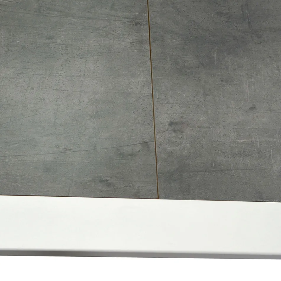 Uitschuifbare tafel 300 cm in aluminium met HPL inzet - Righello Viadurini