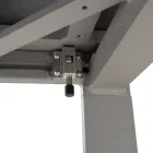 Uitschuifbare tafel 300 cm in aluminium met HPL inzet - Righello Viadurini