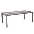 Uitschuifbare tafel 300 cm in aluminium met HPL inzet - Righello