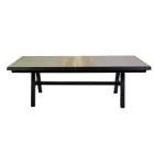 Uitschuifbare tafel 303 cm in aluminium met HPL blad - Righello Viadurini