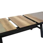 Uitschuifbare tafel 303 cm in aluminium met HPL blad - Righello Viadurini