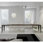 Uitschuifbare tafel tot 440 cm in verschillende maten en afwerkingen Made in Italy - Strand Viadurini