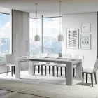 Uitschuifbare tafel tot 440 cm in houten microdeeltjes gemaakt in Italië - Boom Viadurini