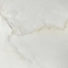 Uitschuifbare tafel met stalen onderstel en keramisch blad in marmeren afwerking - Emilia  Viadurini