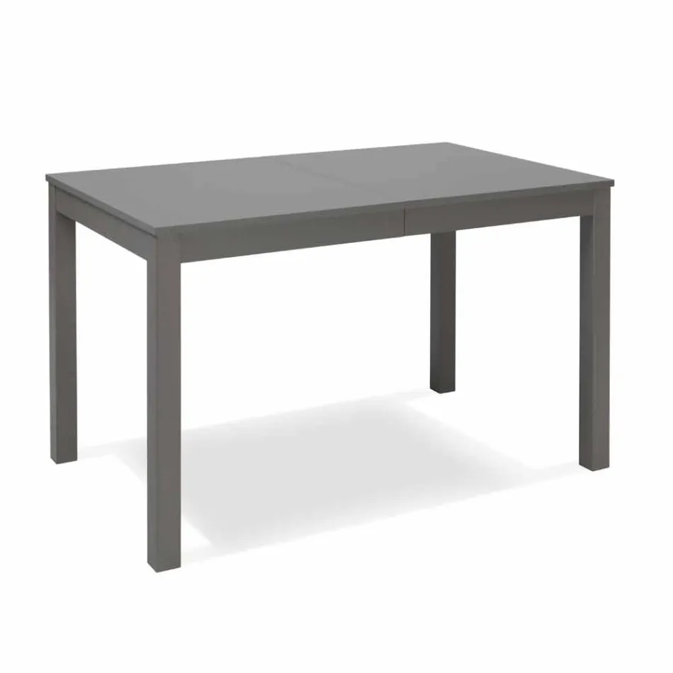 Uitbreiding van tafel met beukenhouten poten, L130 / 210xP80cm, Denisio Viadurini