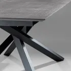 Uitschuifbare tafel met S70-poten Made in Italy - Sagi Viadurini