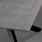 Uitschuifbare tafel met S70-poten Made in Italy - Sagi Viadurini