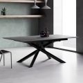 Uitschuifbare tafel met S70-poten Made in Italy - Sagi