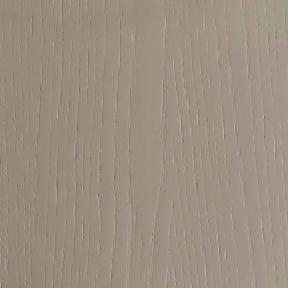 Uitschuifbare tafel met Tanganika walnotenhouten blad en metalen poten - Ketla Viadurini