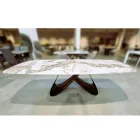 Uitschuifbare tafel van 180 tot 260 cm in Sintered Stone Gres met Pandora afwerking - Orion Viadurini