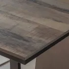 Uitschuifbare eettafel in hout en metaal tot 280 cm - Gallotto Viadurini