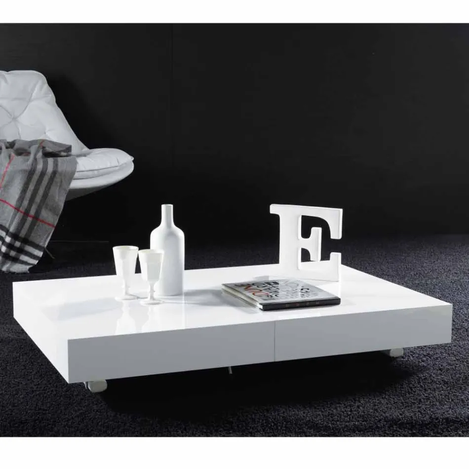 Uitschuifbare tafel door tafel om eettafel Gilmore Viadurini