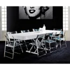 Uitschuifbare tafel door tafel om eettafel Gilmore Viadurini