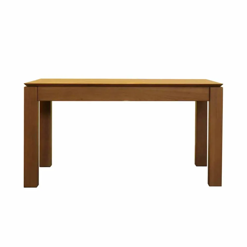Uitschuifbare designtafel in massief eiken, gemaakt in Italië, Frank Viadurini